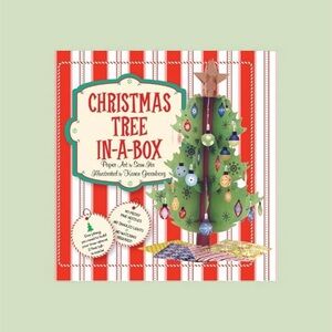 Sterling Christmas Tree In-A-Box. Beautiful paper art tree kit, 22” tall.